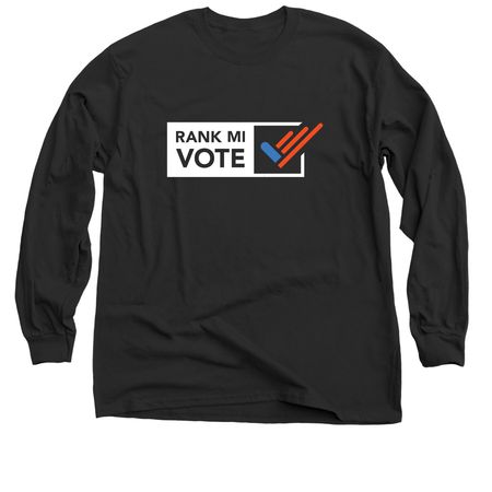 Standard Example Ballot, a Black Classic Long Sleeve Tee