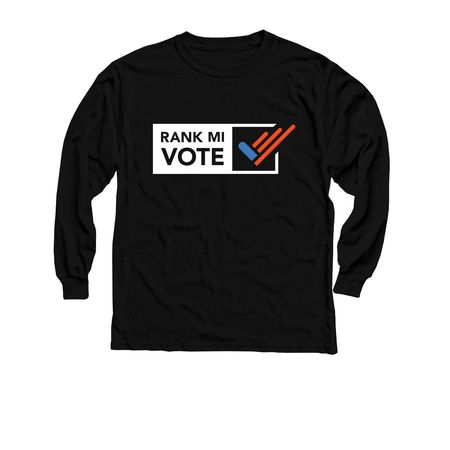 Standard Example Ballot, a Black Youth Long Sleeve Tee