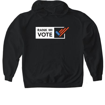 Standard Example Ballot, a Black Gildan Softstyle Pullover Hoodie