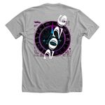Cipher Race team merch, a Athletic Heather Premium Unisex Tee (back-view)