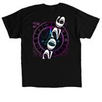 Cipher Race team merch, a Black Classic Unisex Tee (back-view)