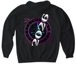 Cipher Race team merch, a Black Gildan Softstyle Pullover Hoodie (back-view)