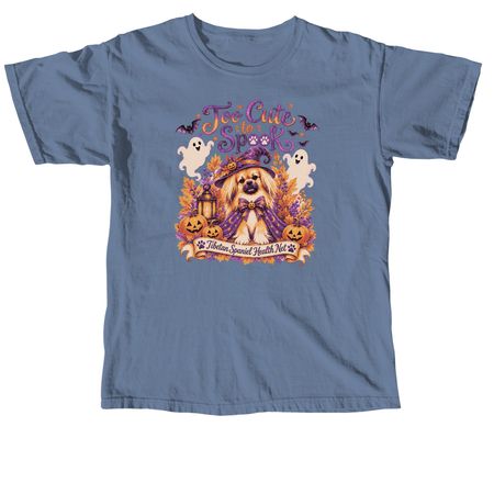 It's a Tibbie Halloween, a Blue Jean Comfort Colors Unisex Tee