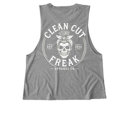 OG Logo 2.0, a Aluminum Grey Allmade Eco Triblend Women?s Muscle Tank