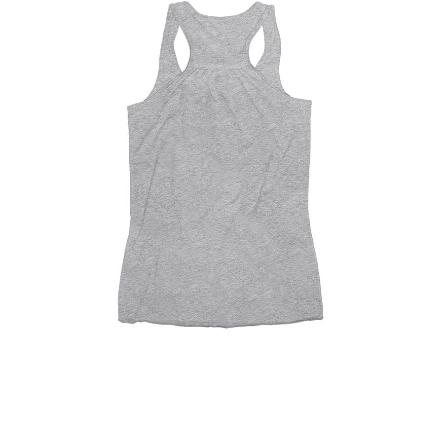 Abundance Apparel, a Athletic Heather Women's Racerback (back-view)