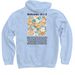 Hosanna (SM) Fall 2024, a Light Blue Pullover Hoodie (back-view)
