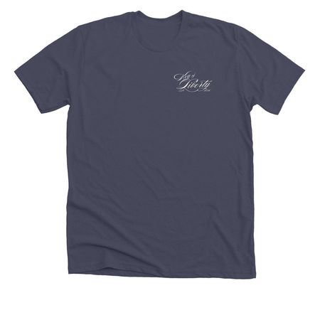 Key of Liberty Shirts, a Heather Midnight Navy Premium Unisex Tee