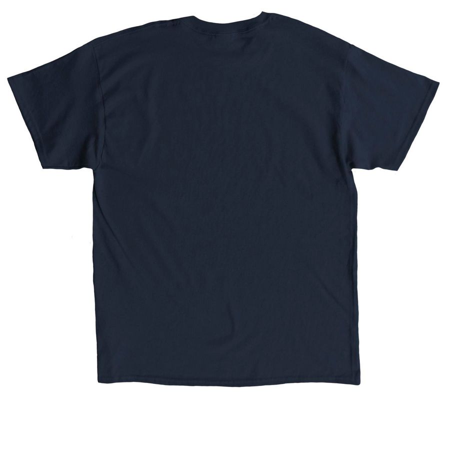 Kesem Logo T-Shirt, a Navy Classic Unisex Tee (back-view)