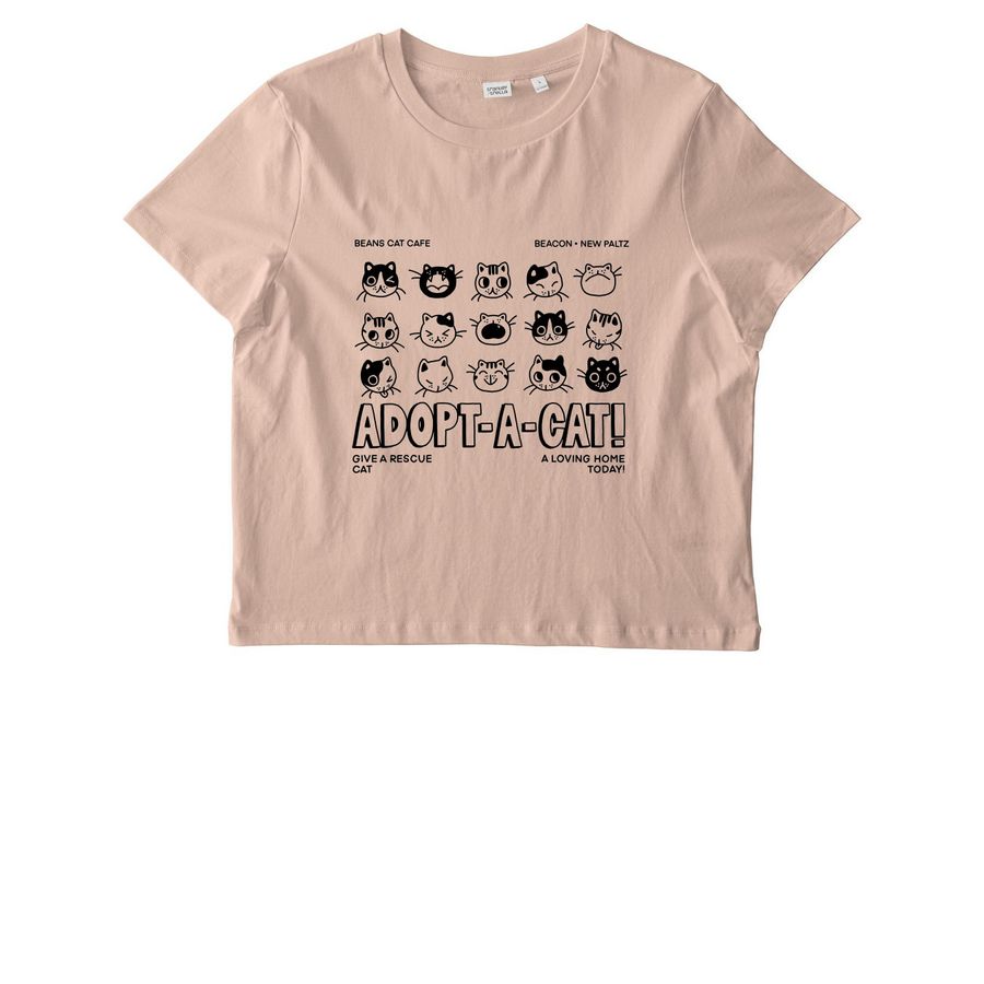 Adopt a Cat apparell, a Fresh Peach Stanley/Stella Women?s Stella Muser Tee