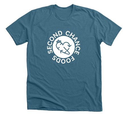 Color Apparel, a Heather Deep Teal Premium Unisex Tee