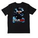 NIKE LIMITED EDITION, a Black Nike Dri-FIT Jersey Blend Performance Tee (back-view)