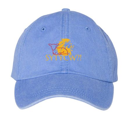 SO YOU THINK YOU CAN WORSHIP?! CONFERENCE&nbsp;, a Periwinkle Printed Pigment Dye Baseball Cap