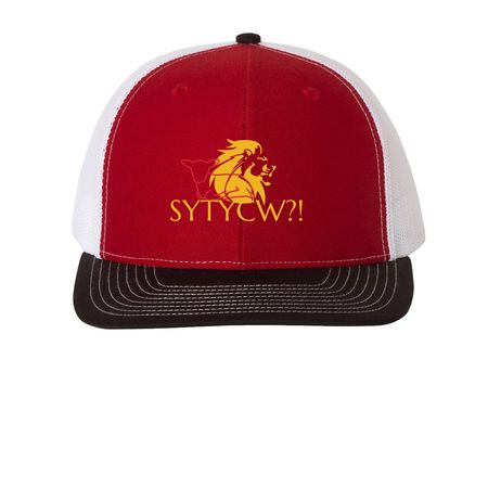 SO YOU THINK YOU CAN WORSHIP?! CONFERENCE&nbsp;, a Red/ White/ Black Printed Snapback Trucker Cap