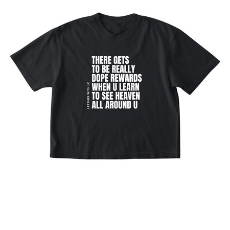 Dope Rewards, a Black Comfort Colors Boxy Tee