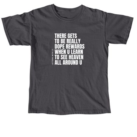 Dope Rewards, a Graphite Comfort Colors Unisex Tee