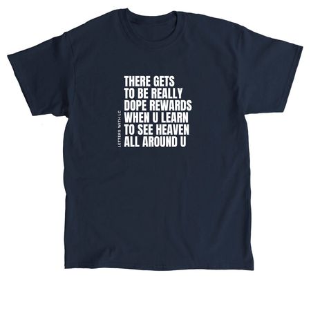 Dope Rewards, a Navy Classic Unisex Tee