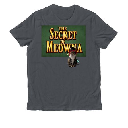 The Secret of Meowna, a Terrain Grey Allmade Organic Cotton Unisex Tee