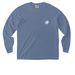 Limited Edition: White-Water Lily Shirt, a Blue Jean Comfort Colors Long Sleeve Pocket Tee