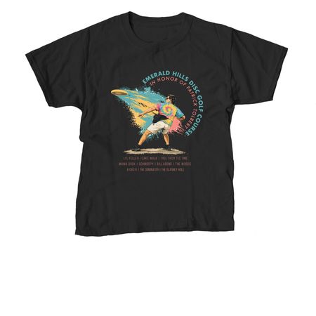 EH DG Course commemorative shirts, a Black Youth Unisex Tee