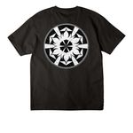 Better Than Complete Silence, a Black Unisex Heavyweight Tee (back-view)