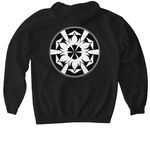 Better Than Complete Silence, a Black Gildan Softstyle Pullover Hoodie (back-view)