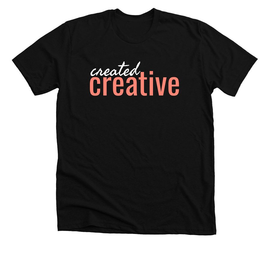'24 Theme: Creativity, a Solid Black Blend Premium Unisex Tee
