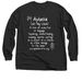 Aphasia Definition, a Black Classic Long Sleeve Tee
