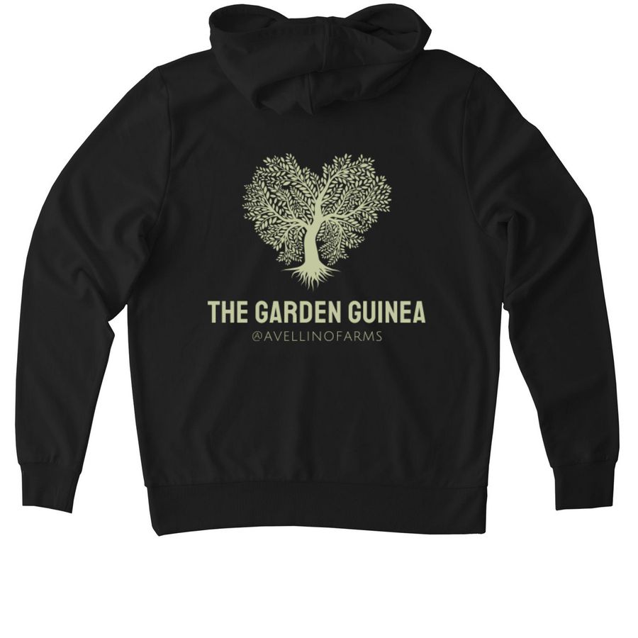 Avellinofarms official, a Deep Black Allmade Organic French Terry Pullover Hoodie