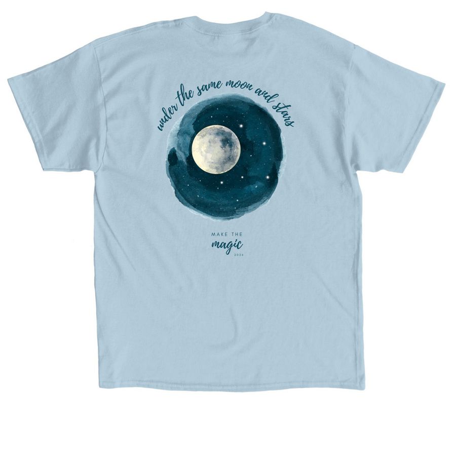MTM 2026 Shirt!, a Light Blue Classic Unisex Tee (back-view)