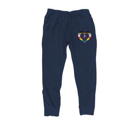 FoTAS Pride Pants, a Classic Navy Midweight Fleece Joggers