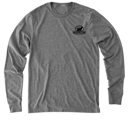 Southern Flight Retrievers, a Aluminum Grey Allmade Eco Triblend Long Sleeve Tee