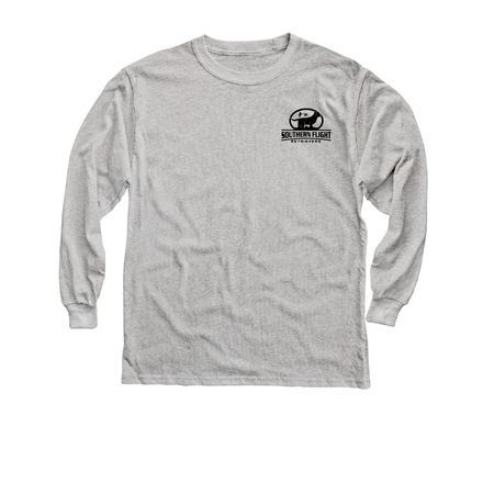 Southern Flight Retrievers, a Sport Grey Youth Long Sleeve Tee
