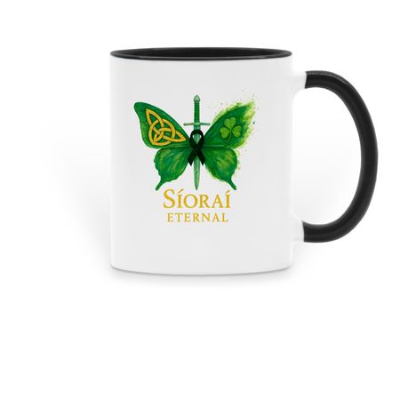 S?ora?: Her Spirit Never Fades&nbsp;, a Black Two-Tone Ceramic Mug