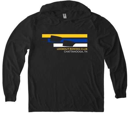 TRICOLOR LRC TOPS, a Space Black Allmade Eco Triblend Hoodie Tee