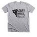 Sorry - I saw a cat, a Athletic Heather Premium Unisex Tee