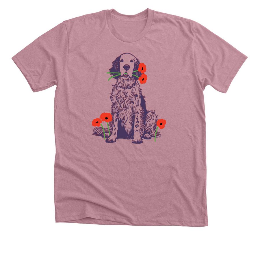 New Beginnings Bloom Here - Purple, a Heather Orchid Premium Unisex Tee