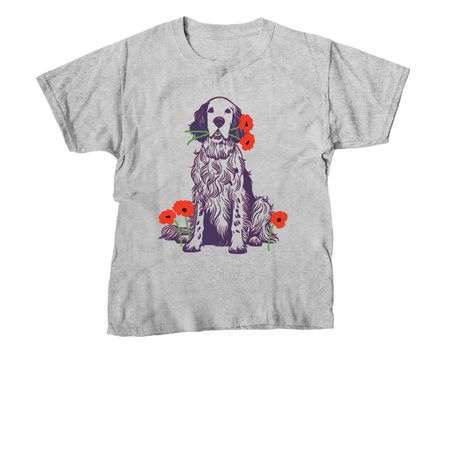 New Beginnings Bloom Here - Purple, a Sport Grey Youth Unisex Tee