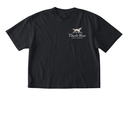 Charlie Bear OG, a Black Comfort Colors Boxy Tee