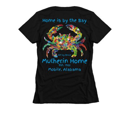 Mulherin Home - Bruce by the Bay, a Black Women's Slim Fit Tee