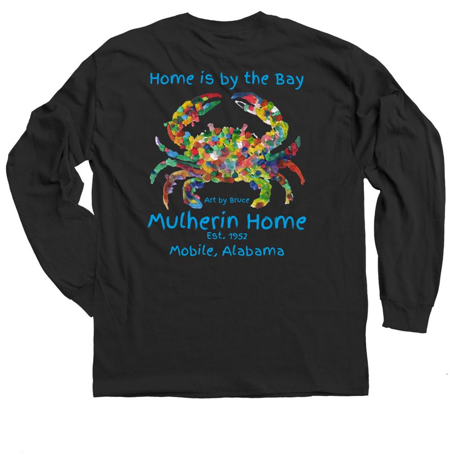 Mulherin Home - Bruce by the Bay, a Black Classic Long Sleeve Tee