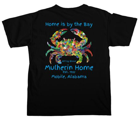 Mulherin Home - Bruce by the Bay, a Black Comfort Colors Unisex Tee