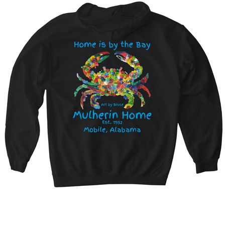 Mulherin Home - Bruce by the Bay, a Black Gildan Softstyle Pullover Hoodie