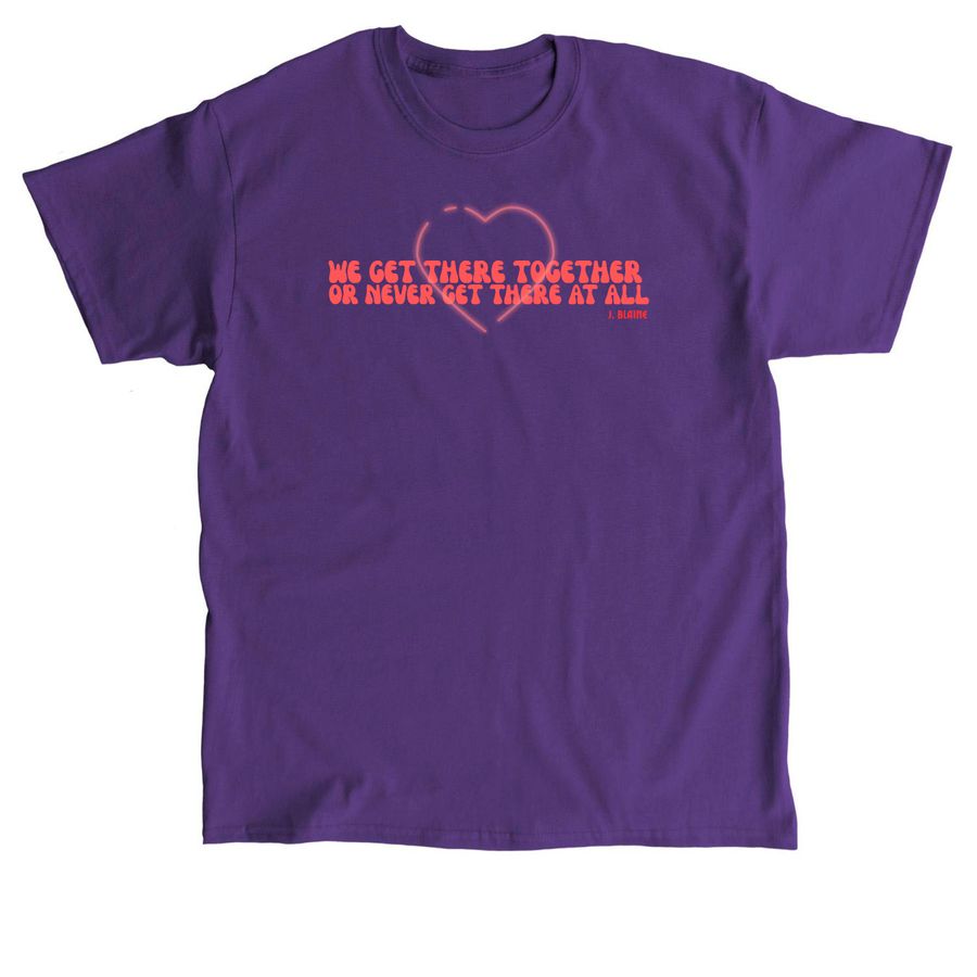 closethecampsnj - WE GET THERE TOGETHER, a Purple Classic Unisex Tee