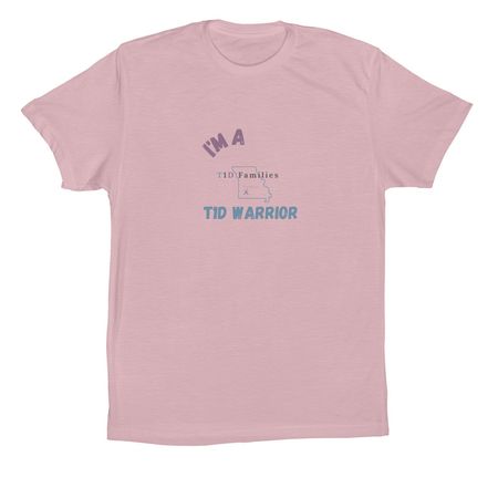 T1D Warrior, a Pink Premium Cotton Tee