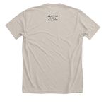 Protect our Kids From Abortion Bans, a Heather Dust Premium Unisex Tee (back-view)