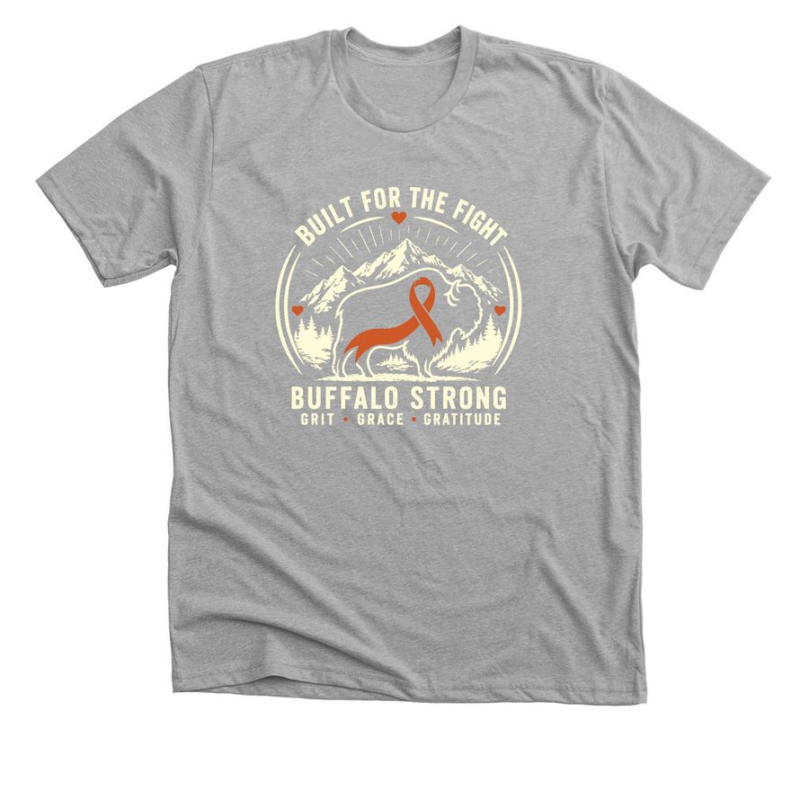 Buffalo Strong Collection, a Athletic Heather Premium Unisex Tee