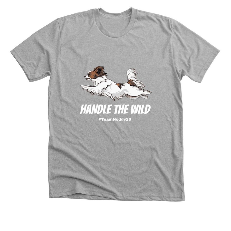 Handle The Wild - Noddy 26, a Athletic Heather Premium Unisex Tee