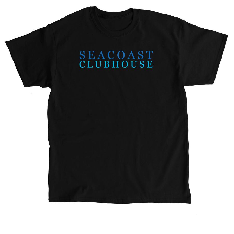 Seacoast Clubhouse, a Black Classic Unisex Tee