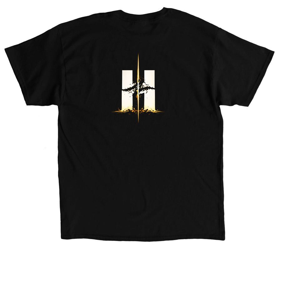 Heavy is the Light Ts, a Black Classic Unisex Tee (back-view)