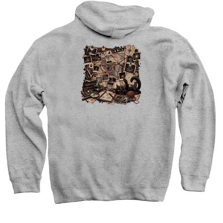 Red string theory- Investigation edition, a Sport Grey Pullover Hoodie